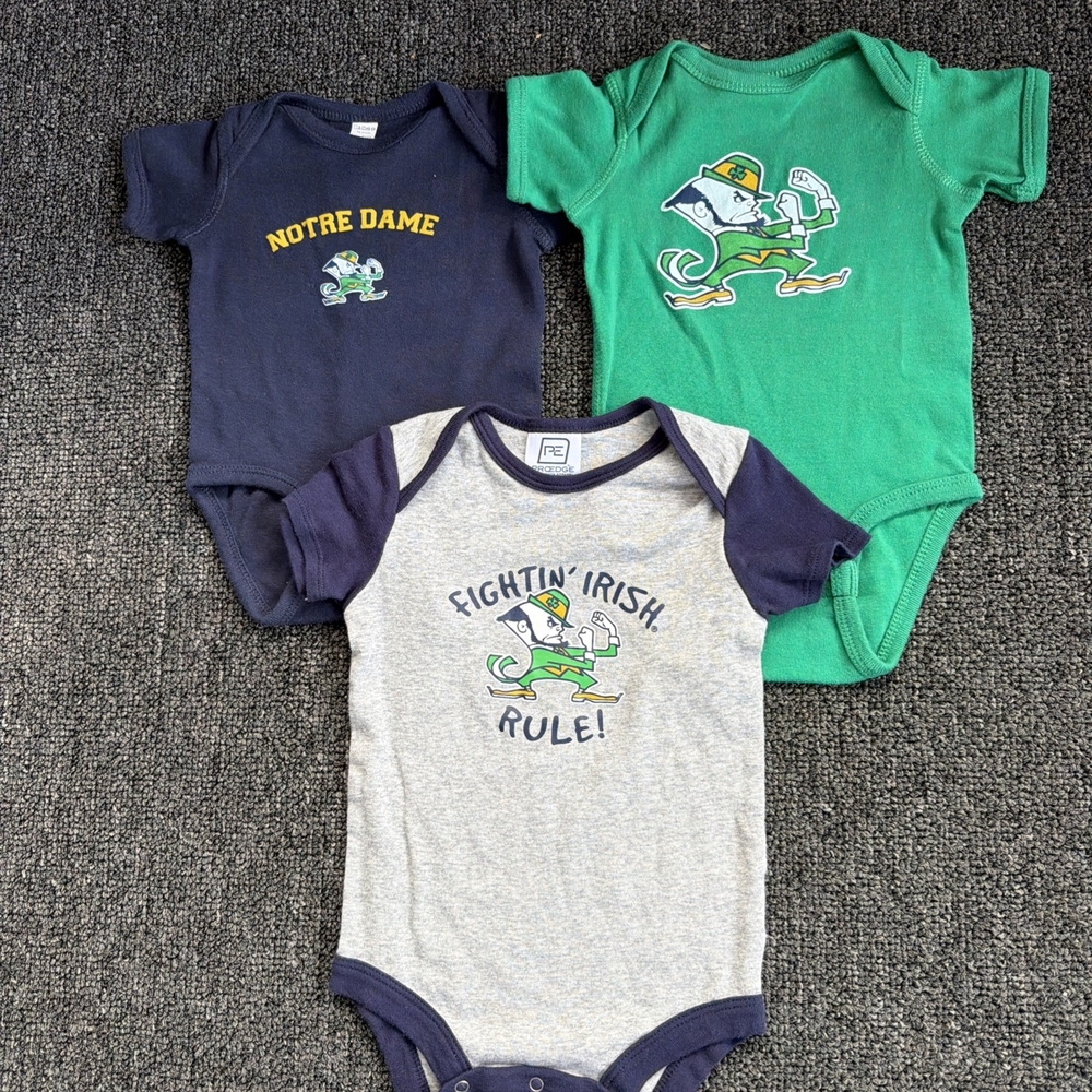 Baby One-Piece Bodysuit Set - Navy, Green, Gray - 3 Pack